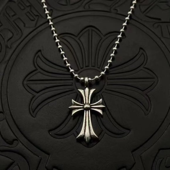 Chrome Hearts Large Cross Pendant Necklace